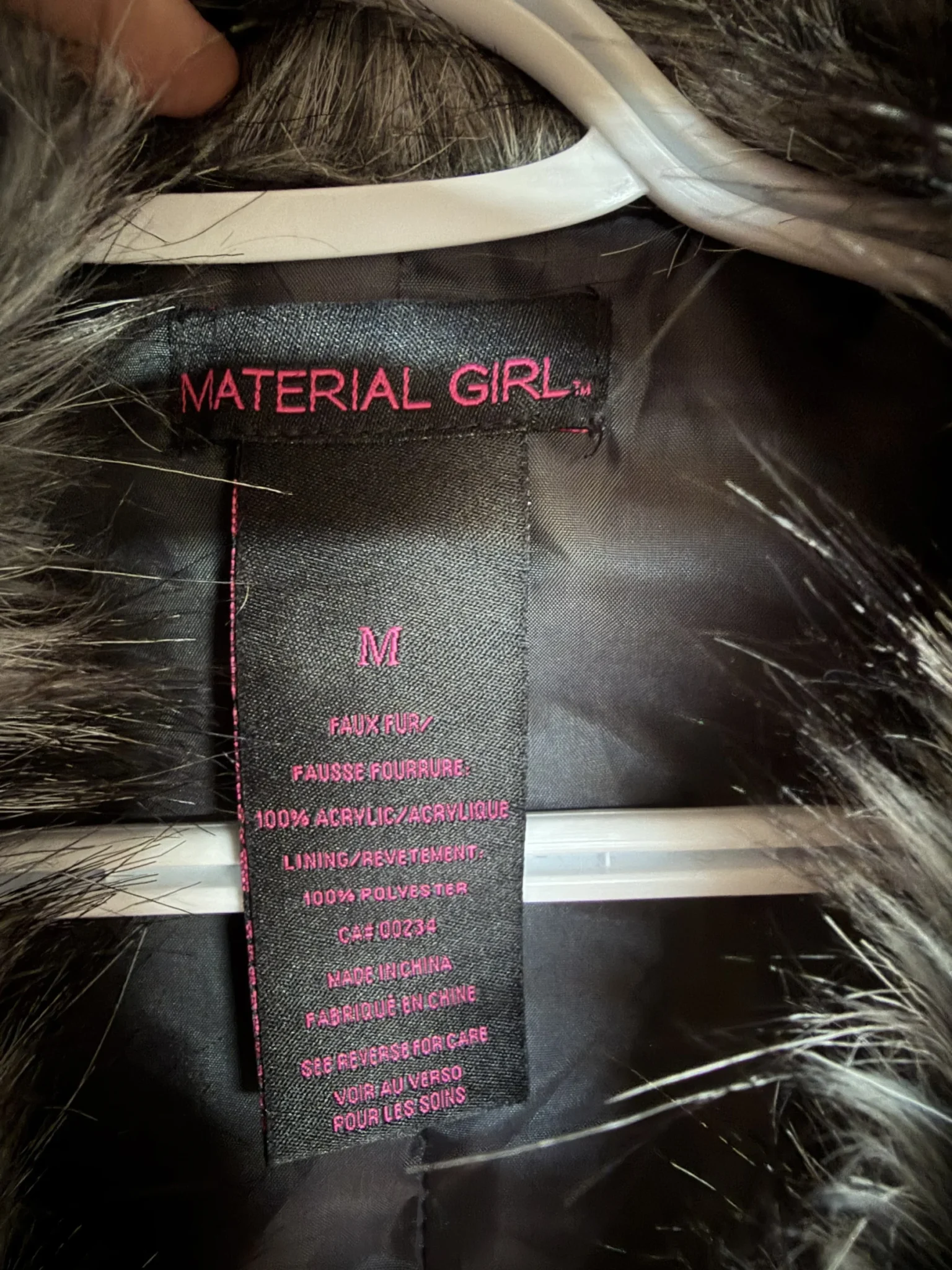 Image for Madonna’s ‘Material Girl’ faux fur waistcoat