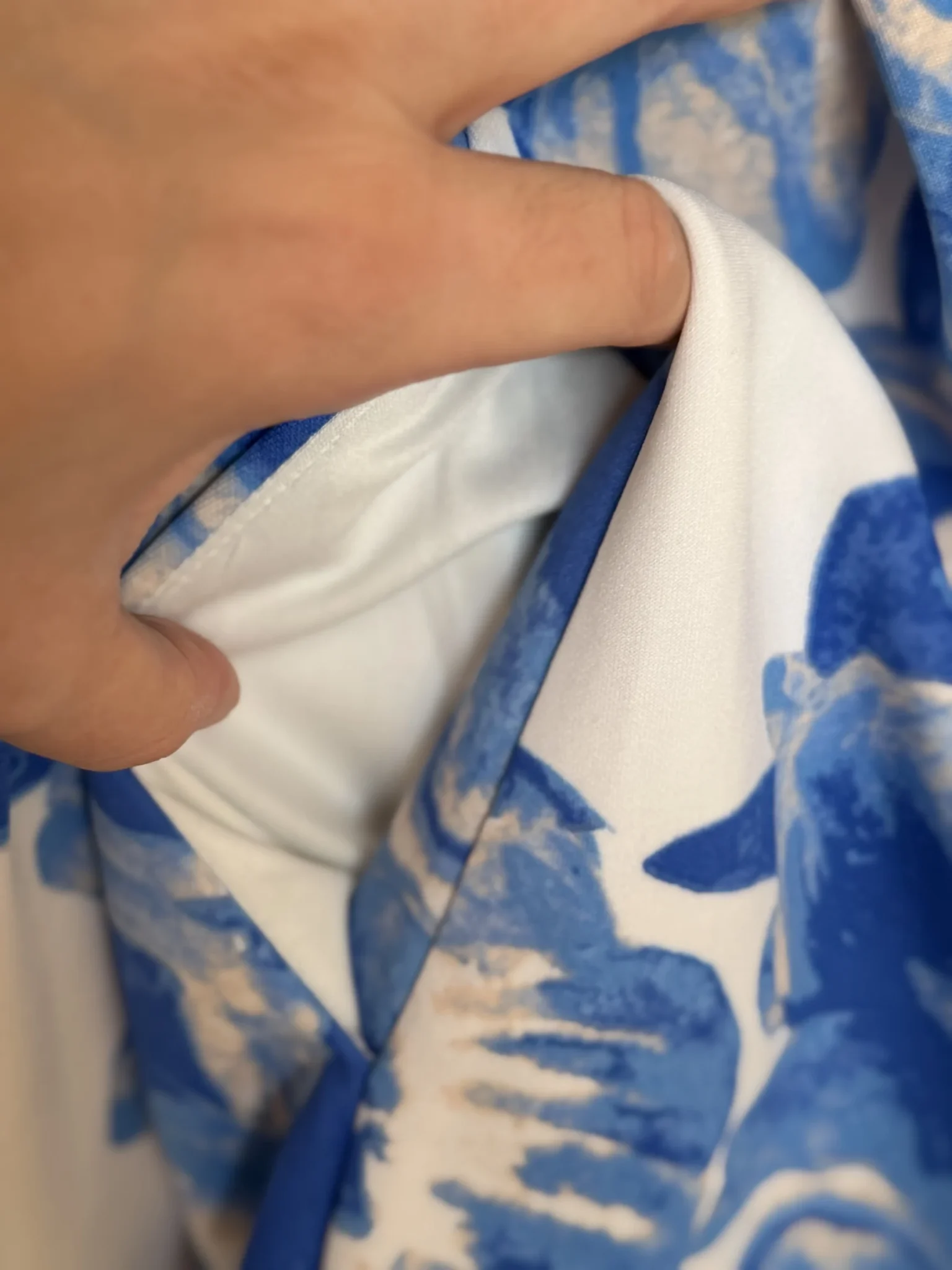 Image for Robe fleurie bleue et blanche Vince Camuto