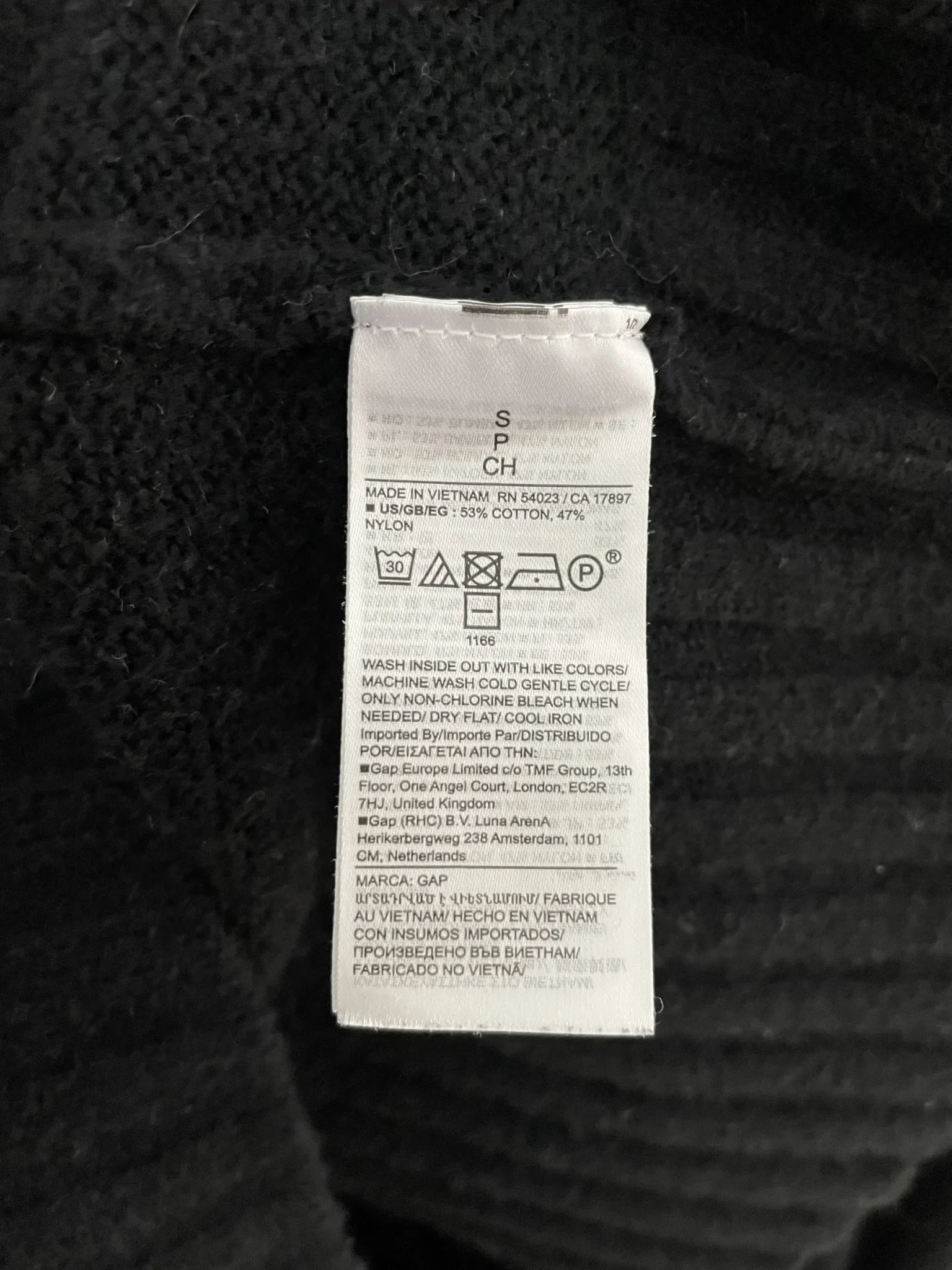 Image for Cashmere-effect gap jumper