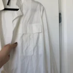 Thumbnail for Sarah Pacini white wrap-around shirt, Size 1