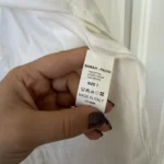 Thumbnail for Sarah Pacini white wrap-around shirt, Size 1