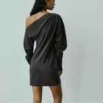 Thumbnail for Zara grey asymmetrical dress, size S