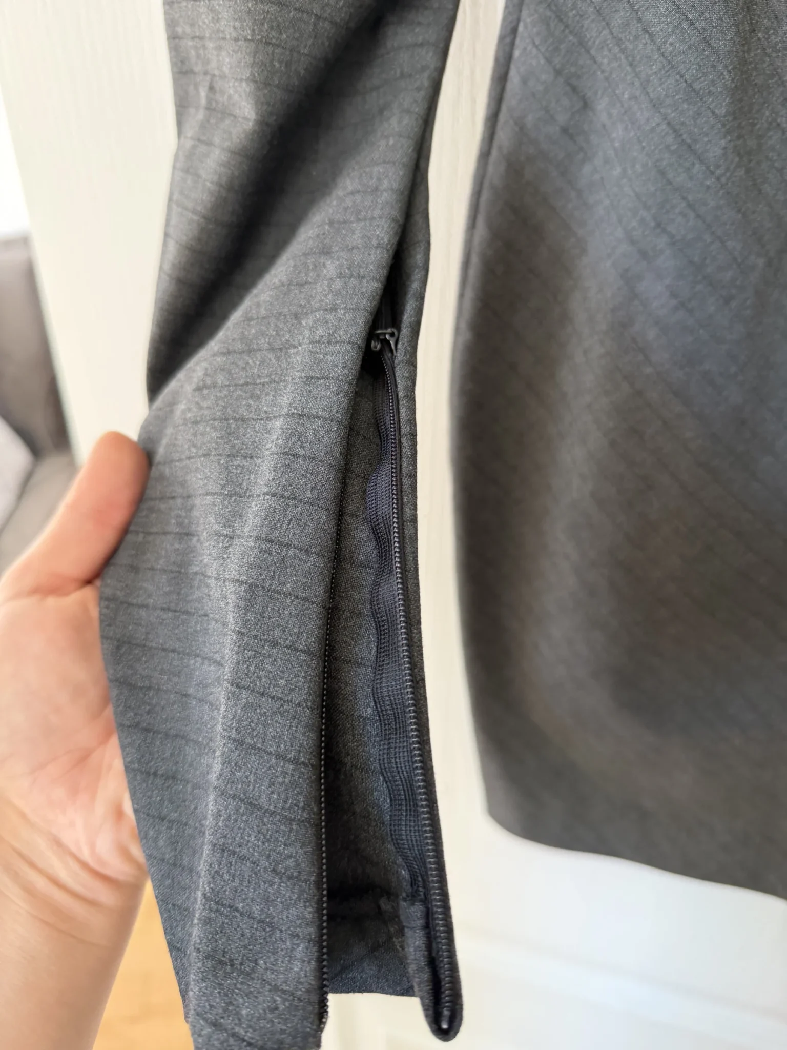 Image for Zara grey asymmetrical dress, size S