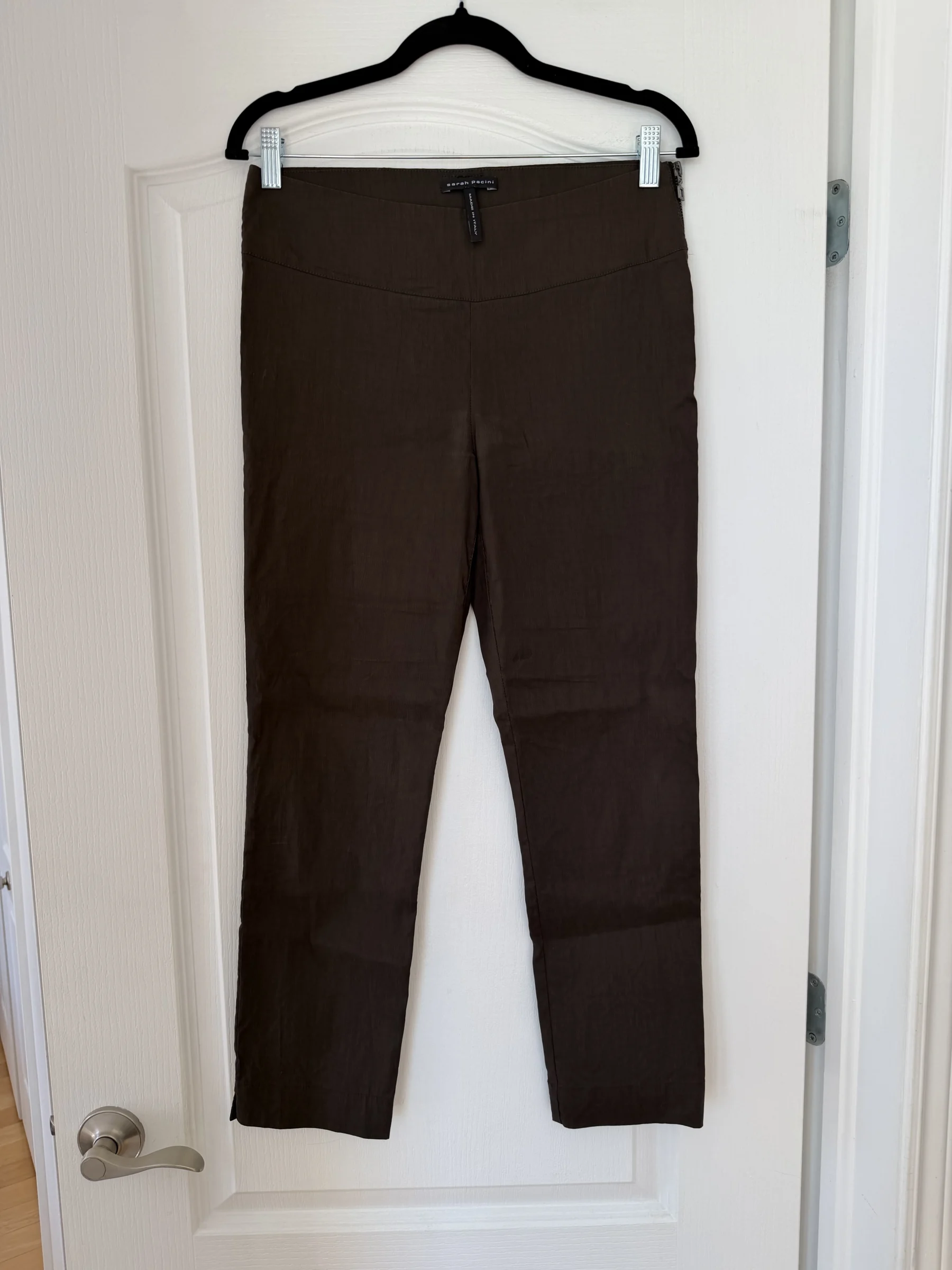 Sarah Pacini brown Capri trousers, size 1 (S) Sarah Pacini seconde main