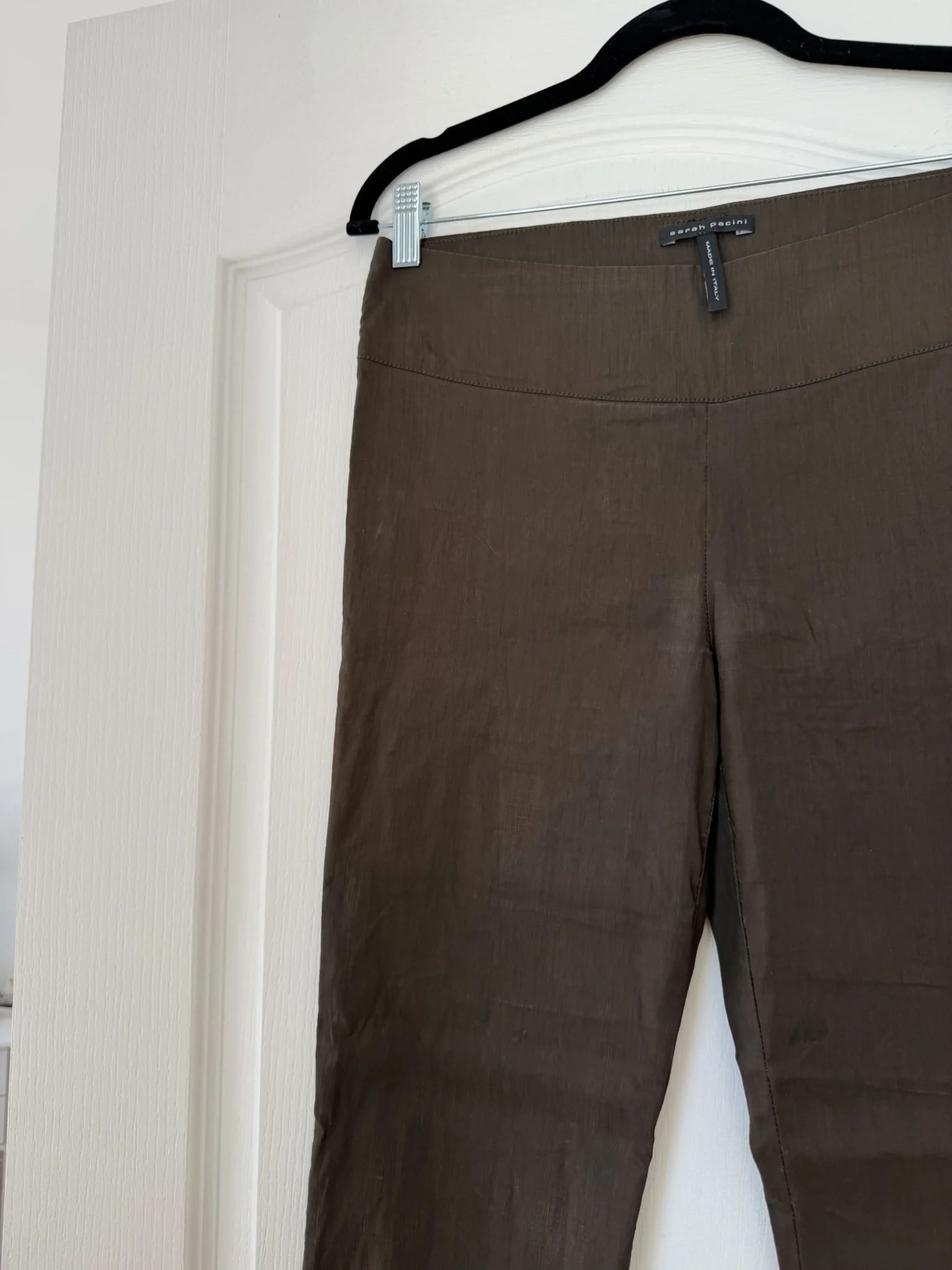 Image for Pantalon Capri Sarah Pacini marron taille 1 (S)