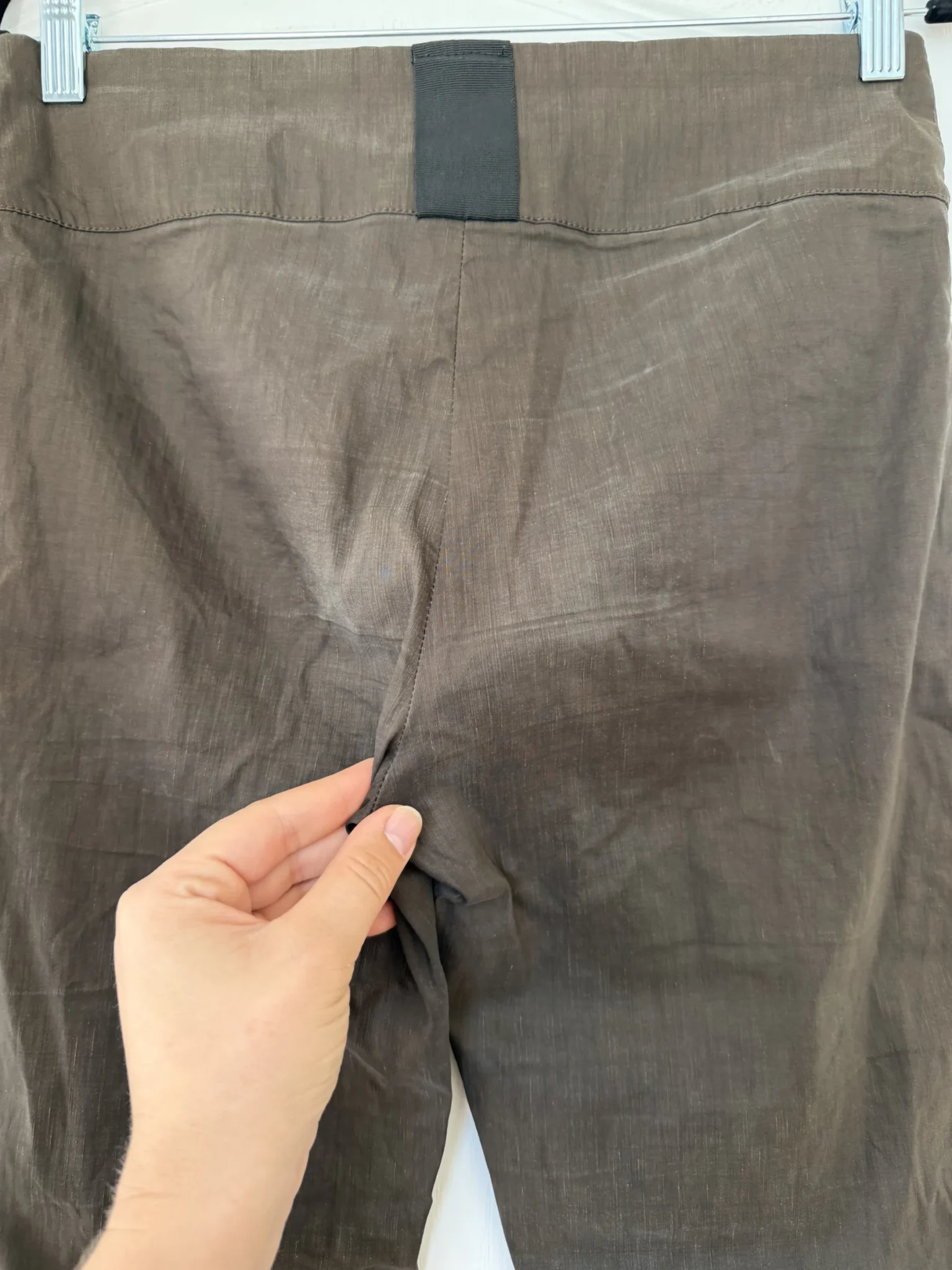 Image for Pantalon Capri Sarah Pacini marron taille 1 (S)