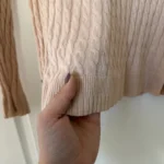 Thumbnail for Lacoste pale pink wool and cashmere jumper, size 40