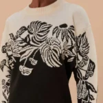 Thumbnail for Farm Rio black and white jumper dress, size L