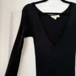 Thumbnail for Sézane long black jumper dress, size S, ‘Nour’ style