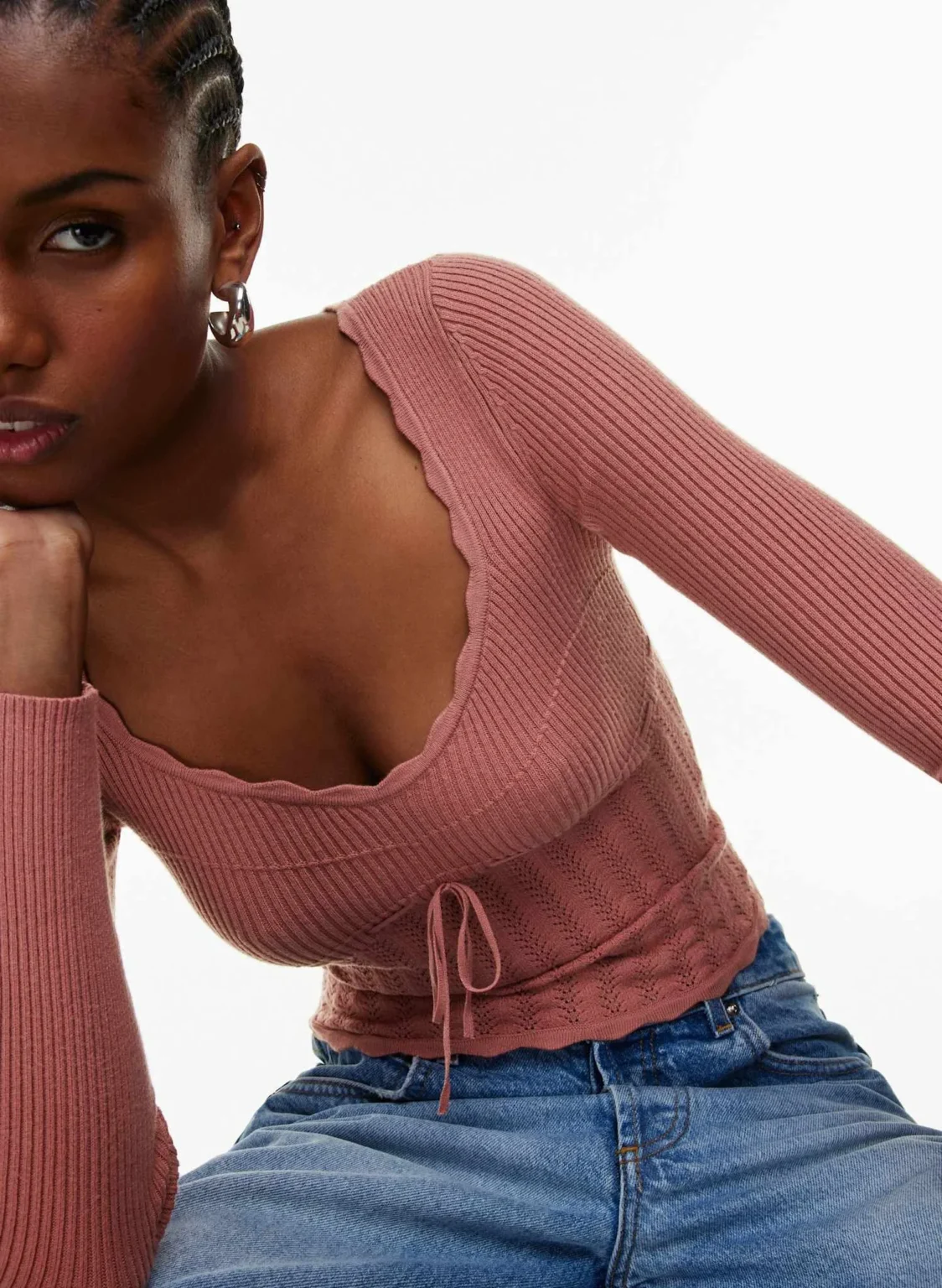 Image for Wilfred jumper in old rose, size M