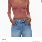 Thumbnail for Wilfred jumper in old rose, size M
