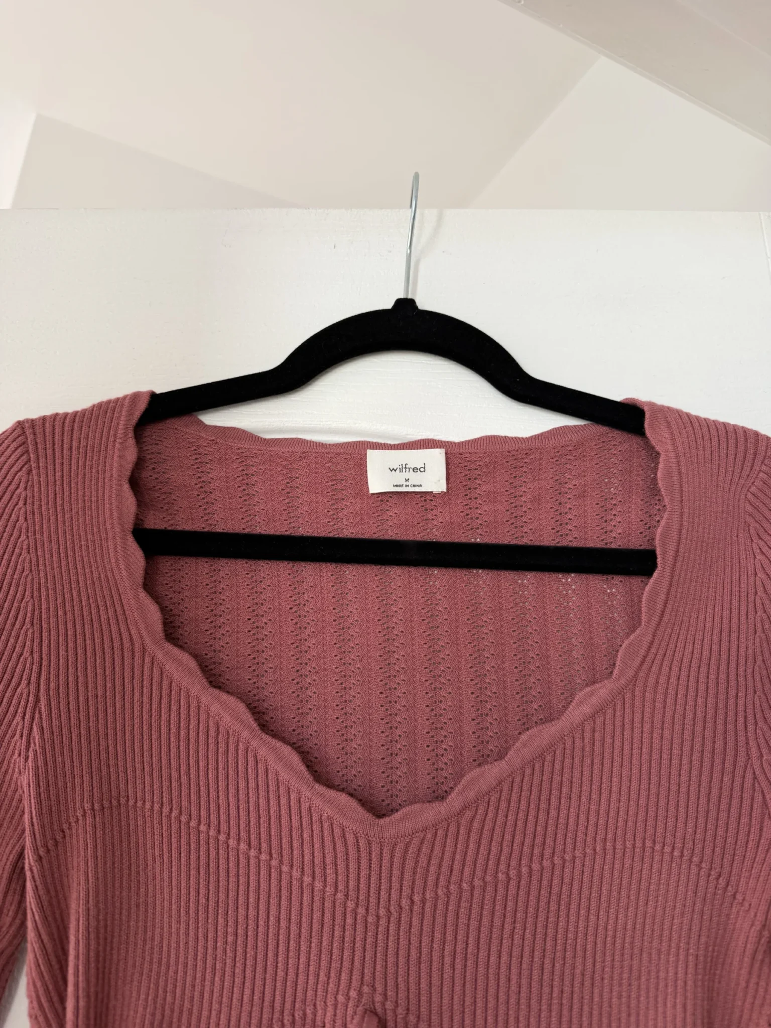 Image for Wilfred jumper in old rose, size M