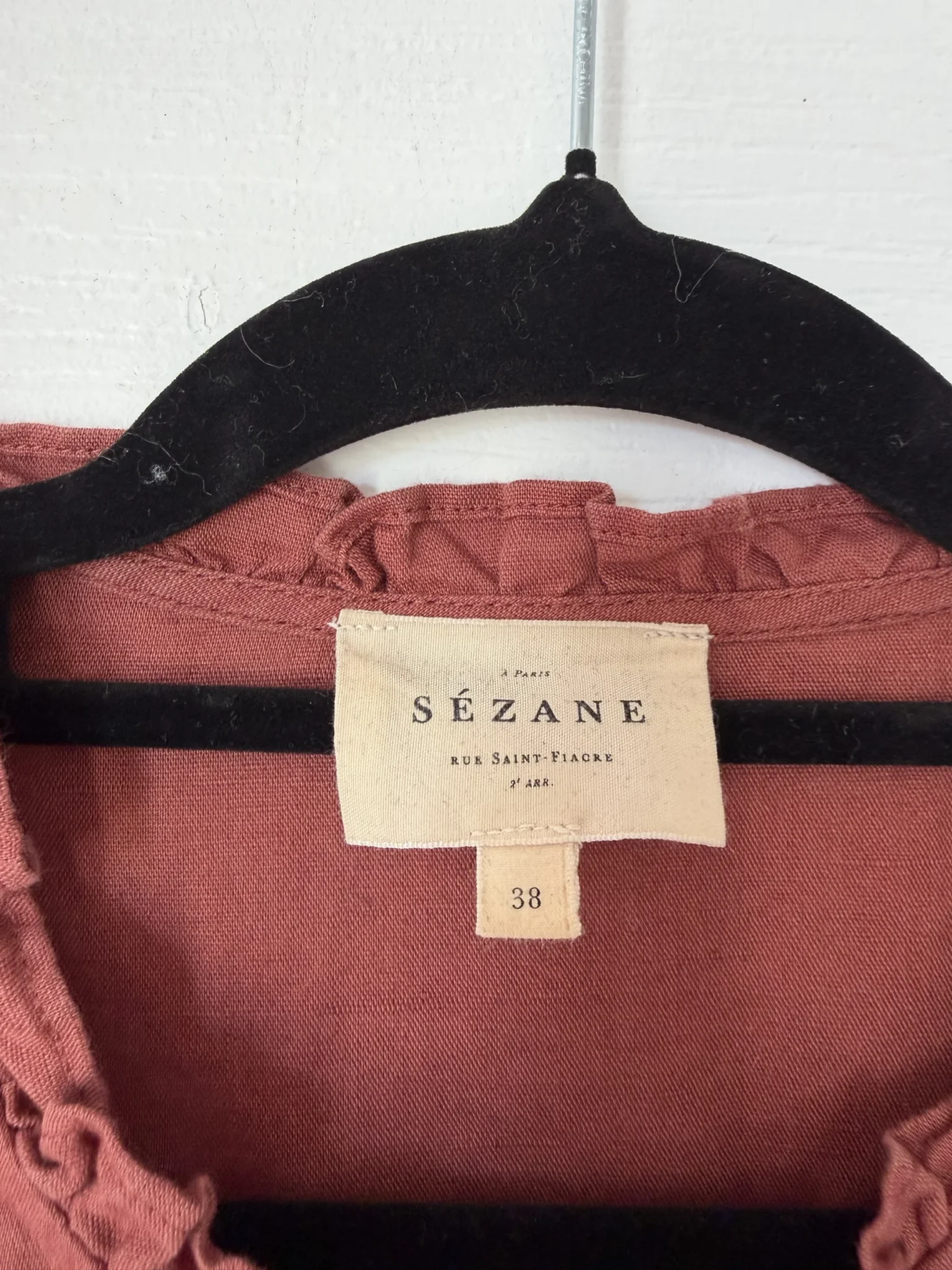 Image for Sézane embroidered blouse, size 38 (M)