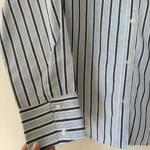 Thumbnail for Minus Neuf blue striped shirt, size 40 (L)