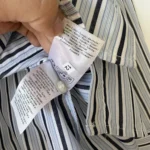 Thumbnail for Minus Neuf blue striped shirt, size 40 (L)