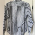 Thumbnail for Minus Neuf blue striped shirt, size 40 (L)