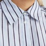 Thumbnail for Minus Neuf blue striped shirt, size 40 (L)
