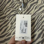 Thumbnail for Minus Nine blouse, size 38, zebra-print brown