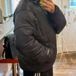 Thumbnail for Manteau d’hiver noir puffer Jackfield