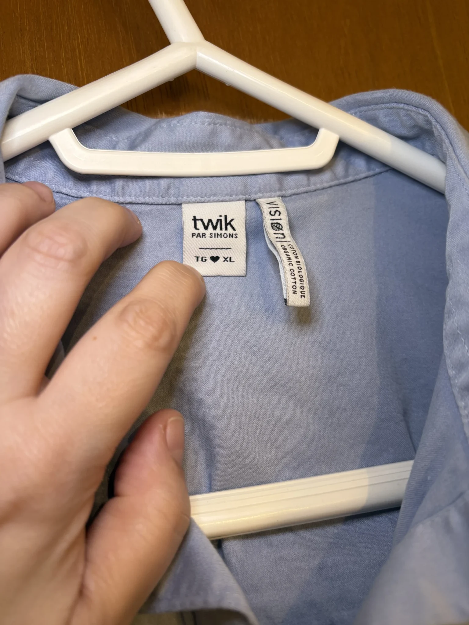 Image for Chemise manche longue bleu pâle