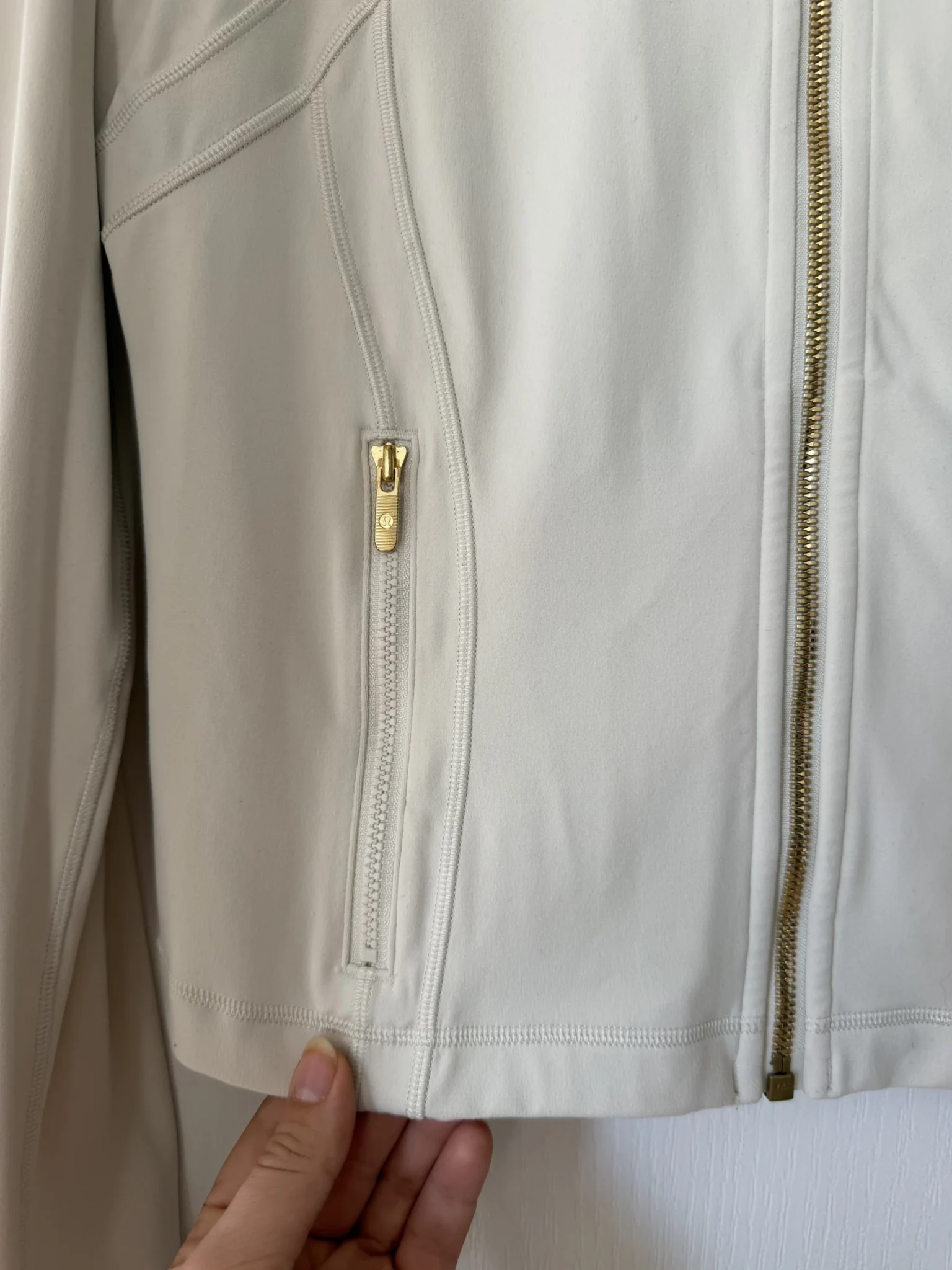 Image for Lululemon Define jacket, size 12, off-white