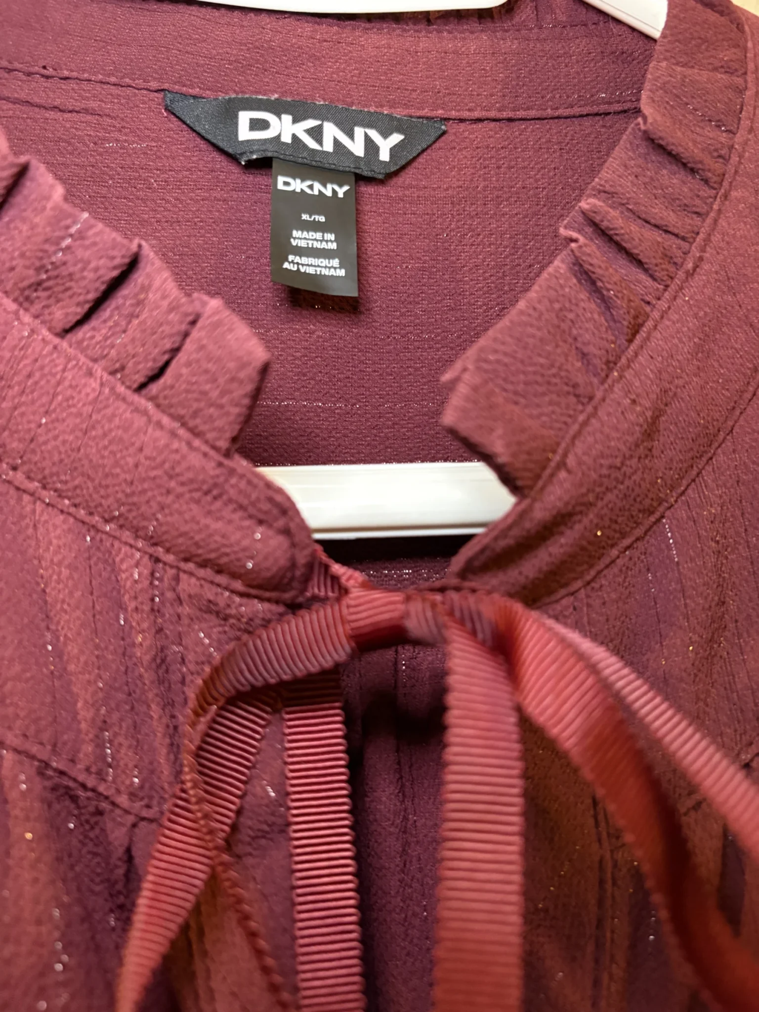 Image for DKNY sequinned blouse