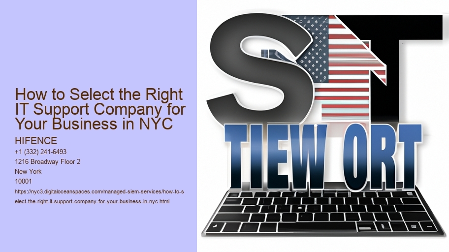 How to Select the Right IT Support Provider for Your Needs in NYC