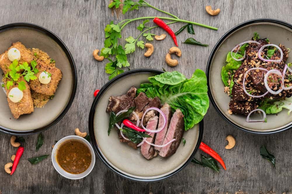 comidas para una cena romántica