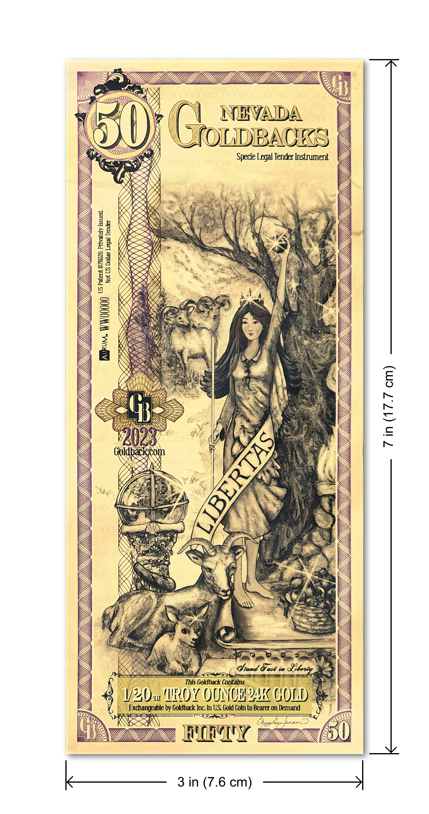 2024 Nevada - 50 GoldBack