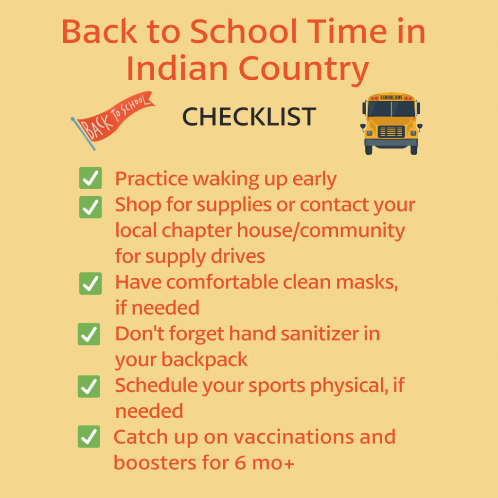 Back to School Checklist 2022