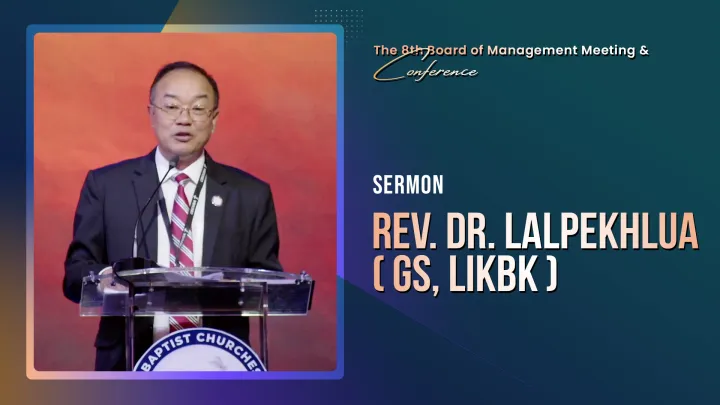 Rev. Dr. Lalpekhlua (GS, LIKBK)