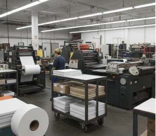 Challenge paper drill in a print shop environment