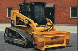 curb loader transferring concrete to curber