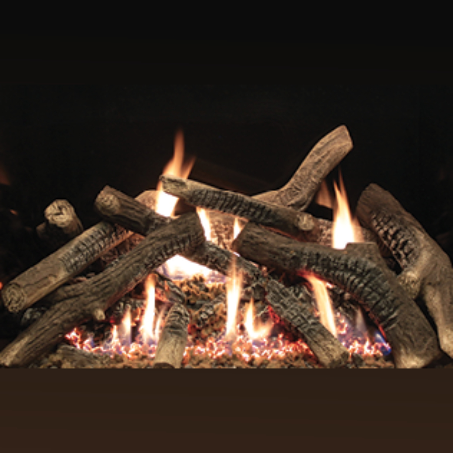 Empire LS36TINF Traditional Charred Ceramic Fiber Log Set