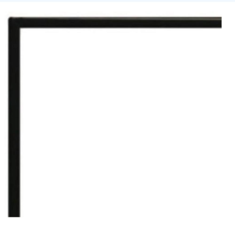 Empire DF72BL Matte Black Adjustable Beveled Trim Kit 1-in.