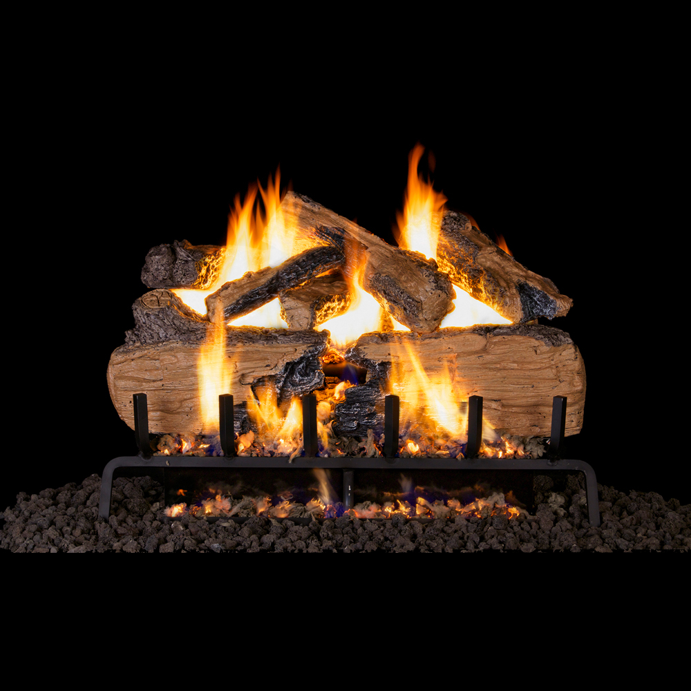RealFyre CHS-30 30" Charred Split Log Set