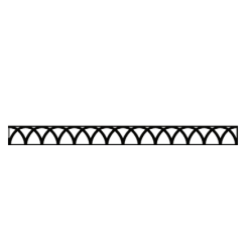 Empire DVG3AHP Arch Hammered Pewter Louvers
