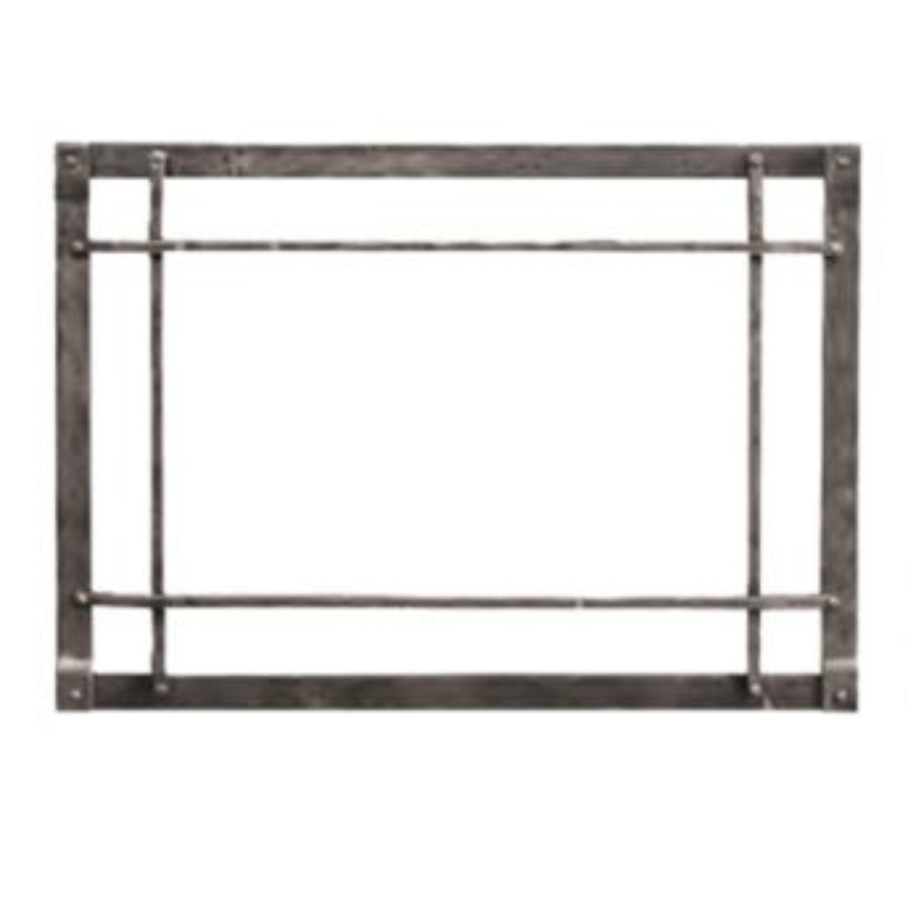 Empire DFF30CBL Black Rectangle Forged Iron Inset
