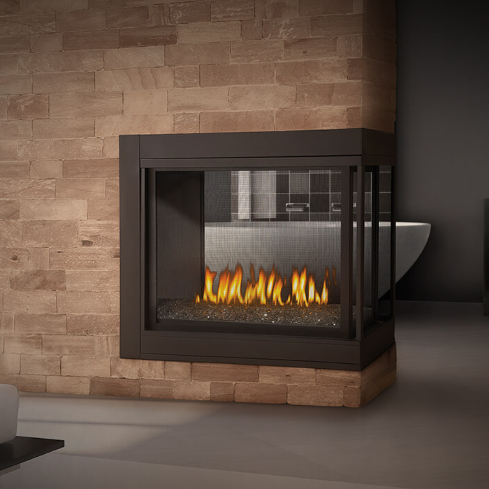 Napoleon 3-Sided Direct Vent Fireplace