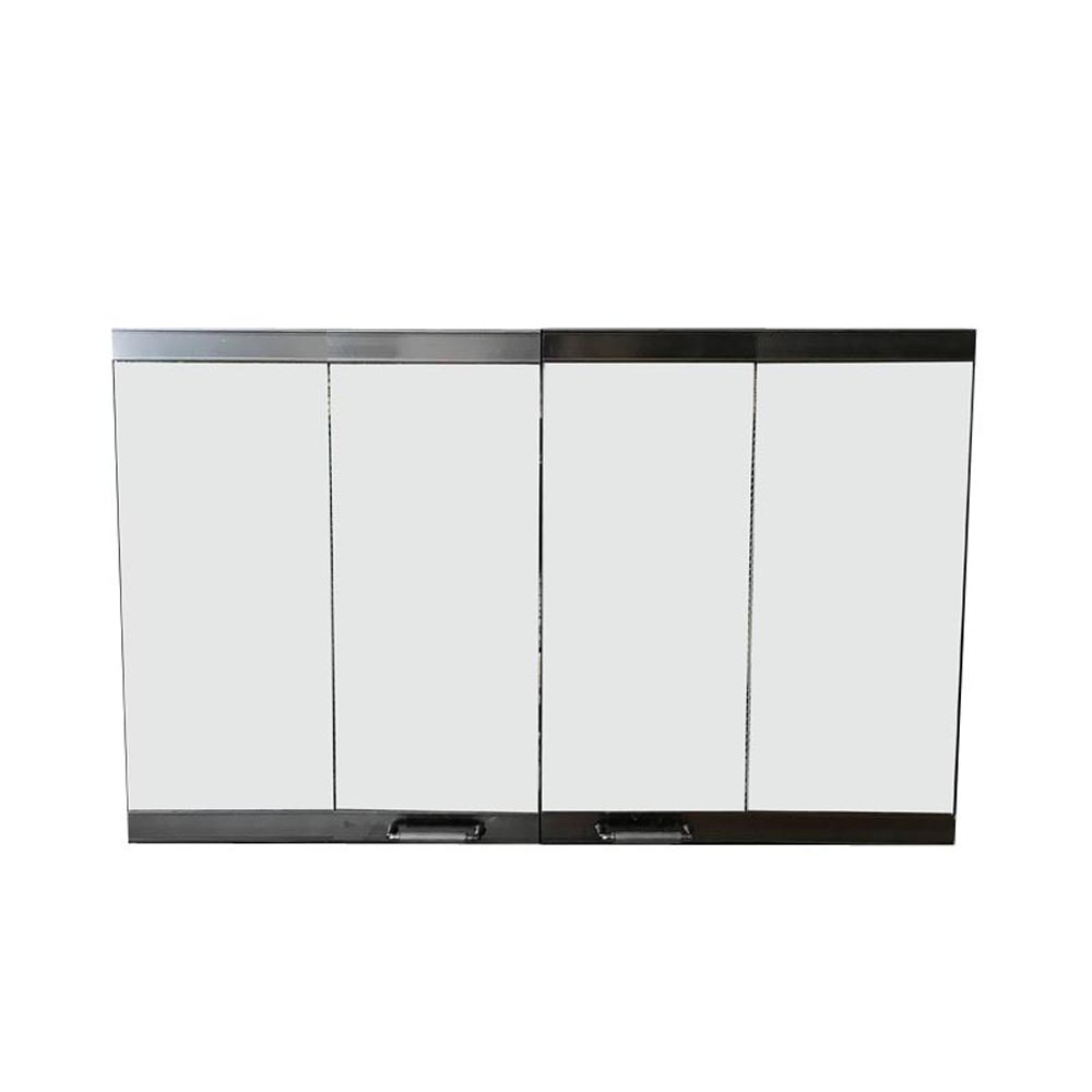 42MBUBK 42 Bi-Fold Door Set Black
