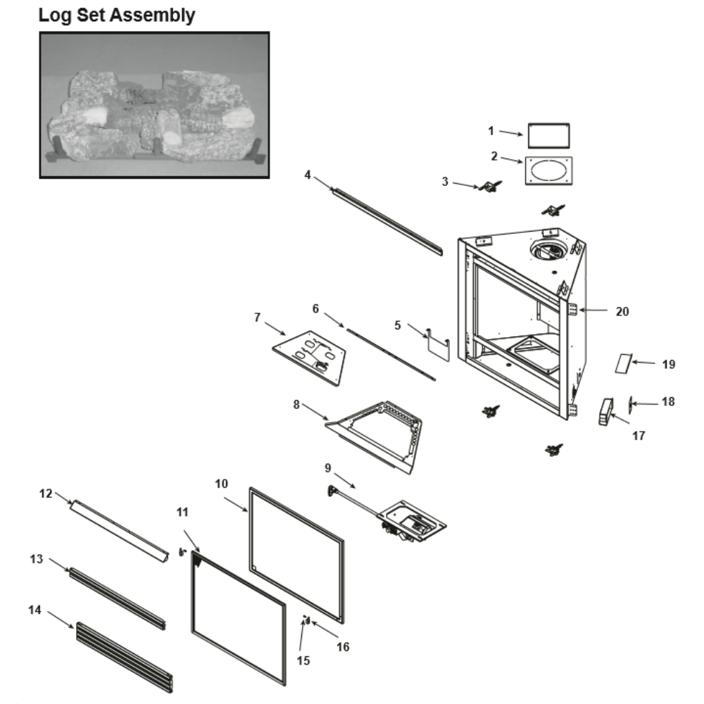 ND3630IL ND3630I Novus 30" Gas Fireplace - DV