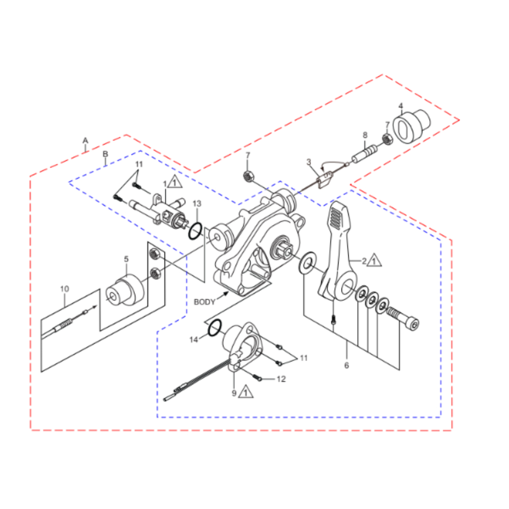 MTX70 COMBINATION LEVER | WhitemanParts.com | WhitemanParts.com
