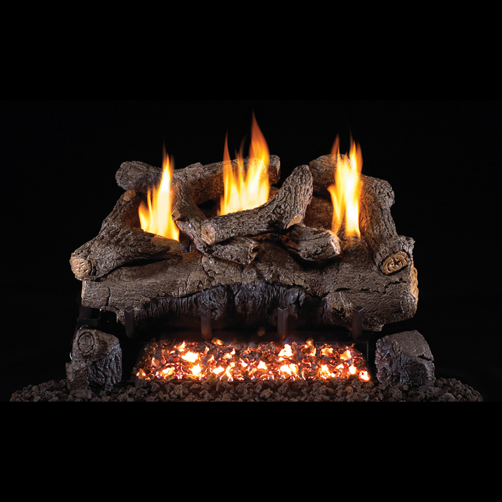RealFyre EFV-2-24 24" Evening Fyre G18 See-thru Vent-free Log Set