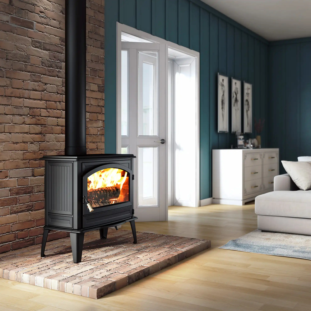 Drolet DB04900 Cape Town 1800 Cast Iron Stove - Efficient Heating