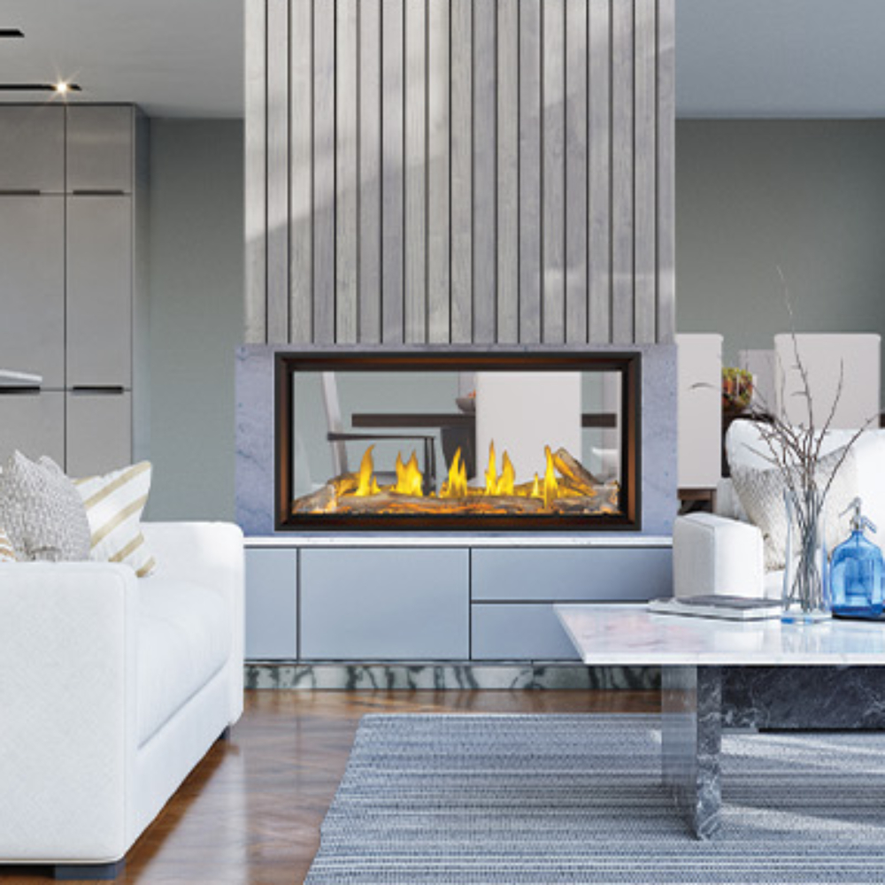 Napoleon Tall Linear Vector See Through Direct Vent Gas Fireplace