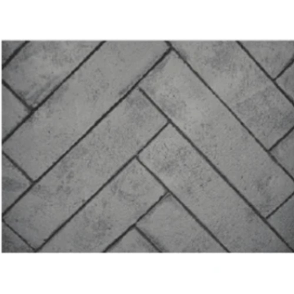 Empire DVP36CPWH Ceramic Fiber Whitewashed Herringbone Brick Liner
