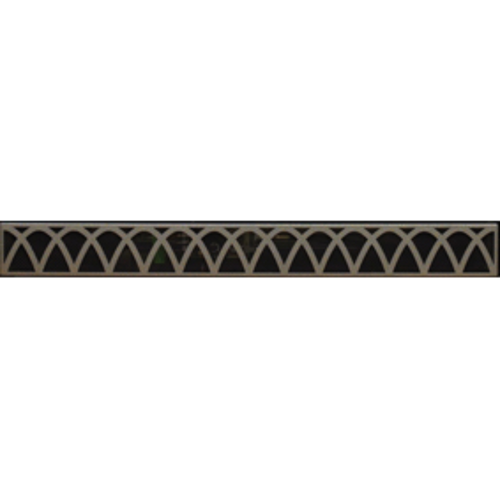 Empire FBG36AHP Arch Hammered Pewter Louvers