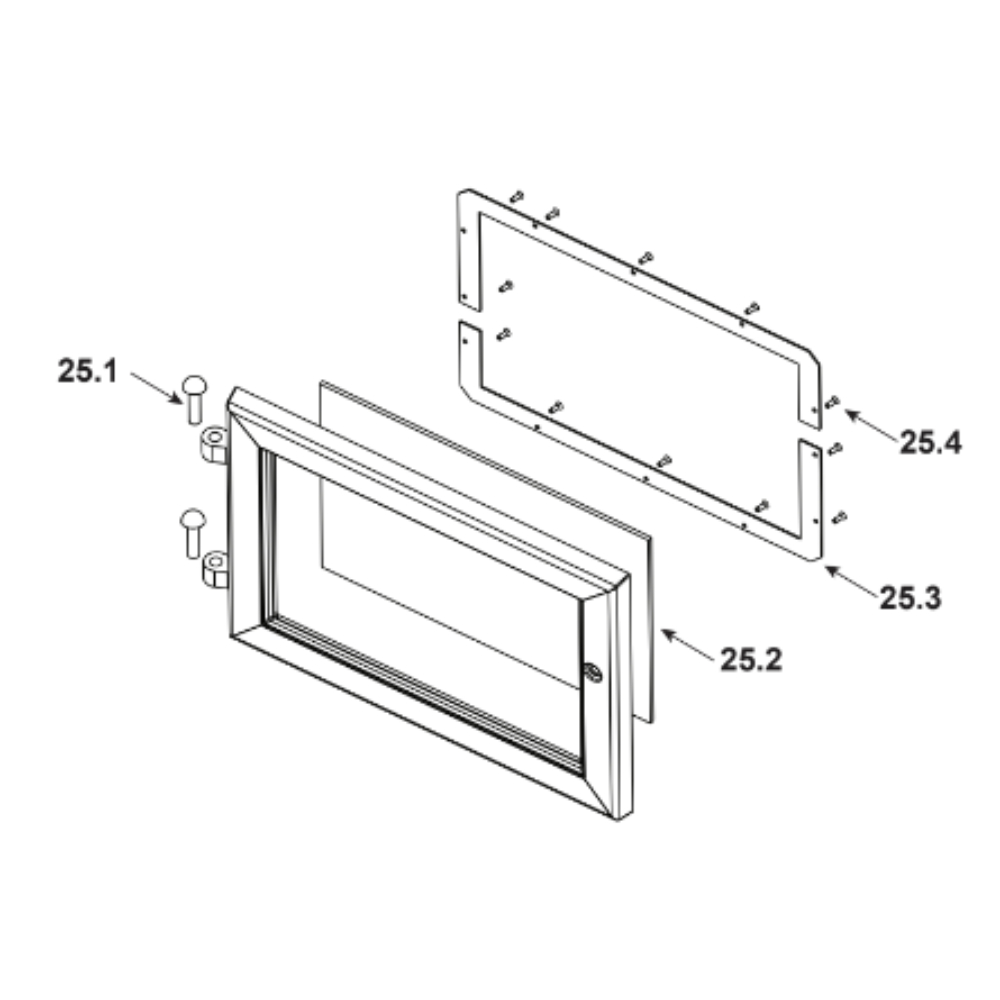 43ST-ACC-C #25 Rectangle Door Assembly