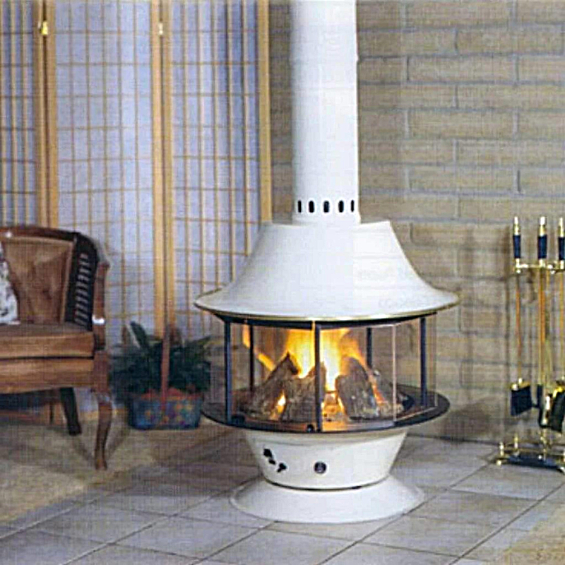 Malm Spin-A-Fire Wood Burning Fireplace w/base