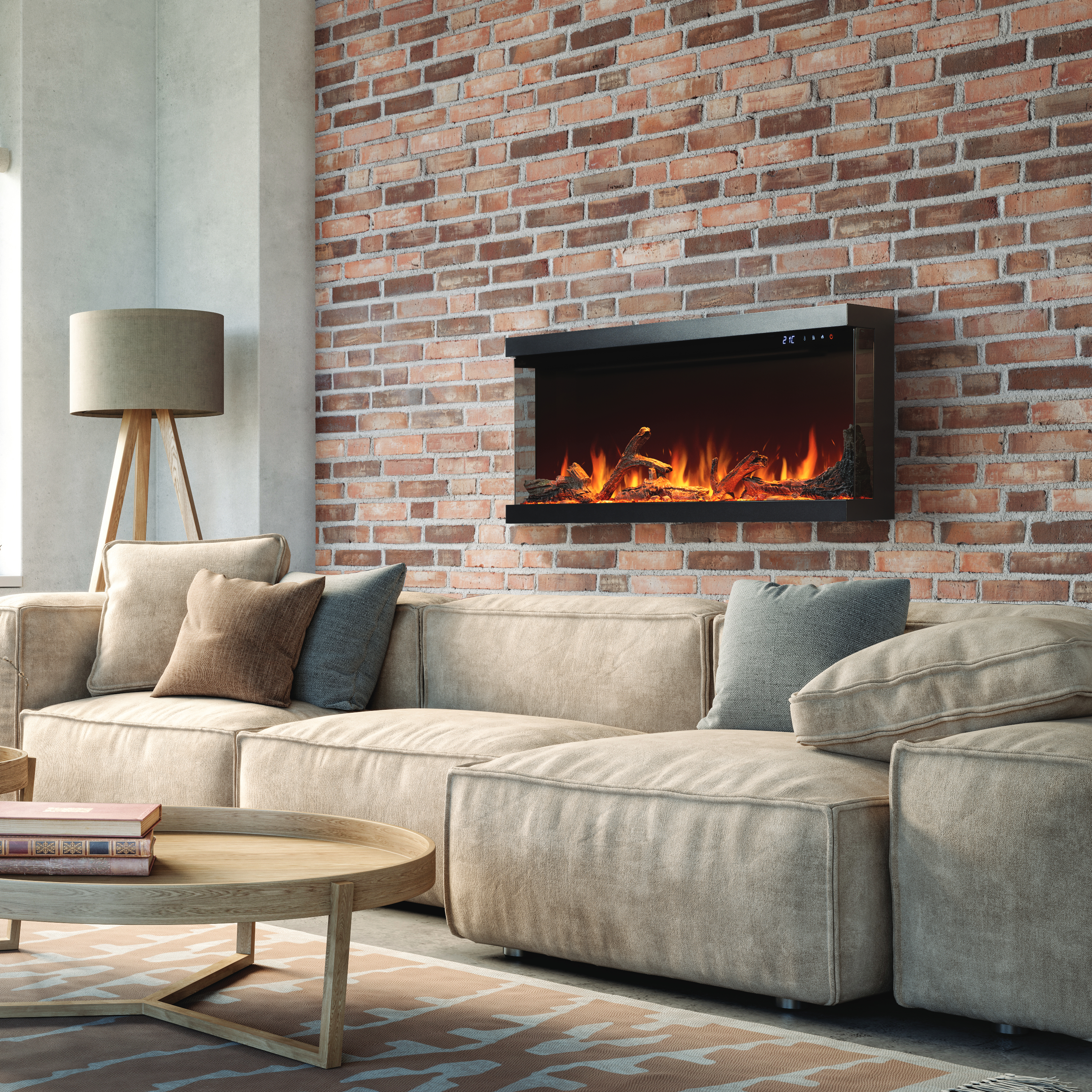 Napoleon Astound Flex Mount Electric Fireplace